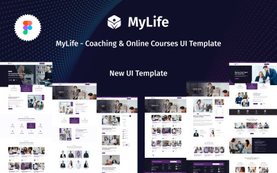 MyLife - Coaching &amp;amp; Online Courses Szablon interfejsu użytkownika Figma