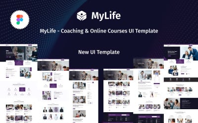 MyLife – інструктаж та онлайн-курси, шаблон інтерфейсу Figma