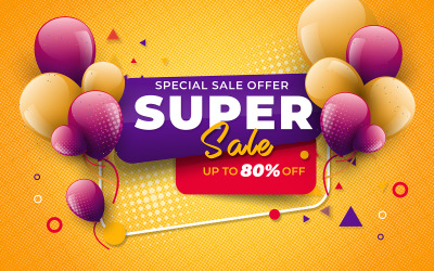 Realistyczna sprzedaż Złote, czerwone i różowe tło premium Nowoczesny design Super sprzedaż Universal Vector