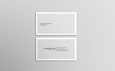 Simple Minimalist Business Card