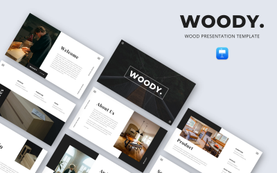 WOODY Keynote-presentatiesjabloon