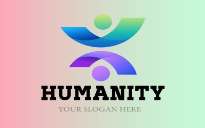 Bedrijfssjablonen voor Humanity-logo