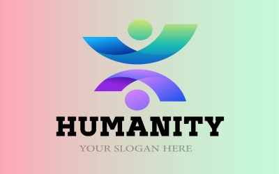 Modelli di società di logo dell&amp;#39;umanità