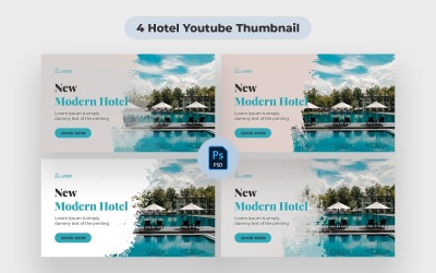 Modelo de Miniatura do Hotel YouTube