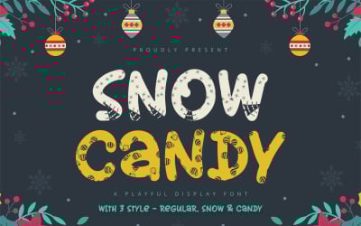 Snow Candy - Playful Display Font