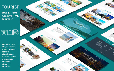 Modello HTML turistico - Tour & agenzia di viaggi