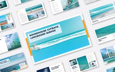 Presentatiesjabloon voor reiscatalogus