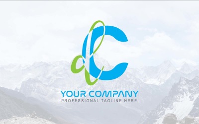 Professional And Modern DC Letter Logo Design-Brand Identity