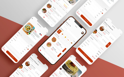 Шаблон мобільного додатка доставки їжі V1.0