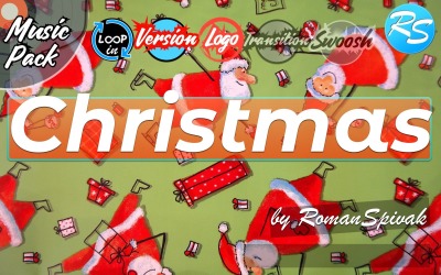 Santa Christmas Happy Flashmob Chanson Karaoké Stock Music