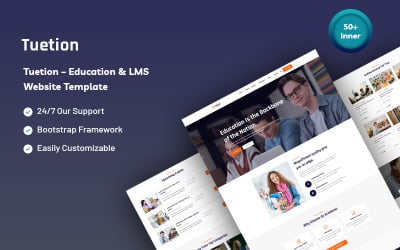 Tuetion - Educatie &amp;amp; LMS-websitesjabloon