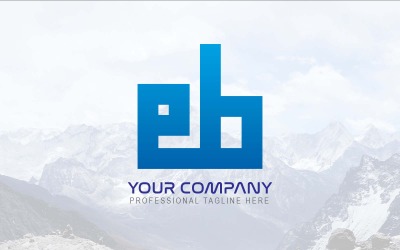 NOWY profesjonalny i nowoczesny projekt logo listu EB-tożsamość marki