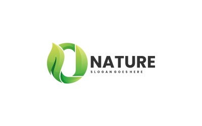 Styl logo gradientu natury 2