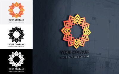 Új kreatív viráglogó tervezés – márkaidentitás