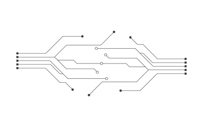 Circuit vector illustration design 10