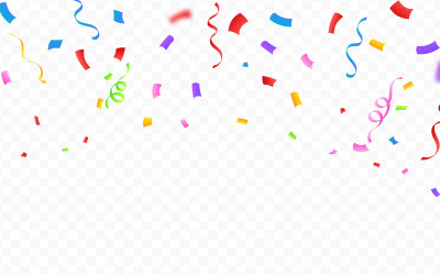 Конфетті вектор фестиваль тло елементів шаблону