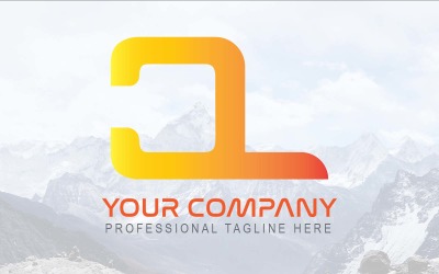 Novo design de logotipo de carta CL profissional - identidade da marca