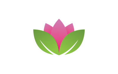 Plantilla de logotipo de vector de flor de loto3