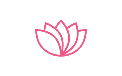 Plantilla de logotipo de vector de flor de loto4