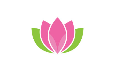 Plantilla de logotipo de vector de flor de loto6
