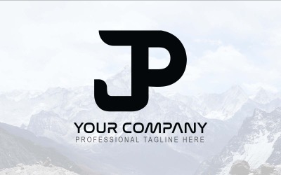 Професійний дизайн логотипа JP Letter-Ідентифікація бренду
