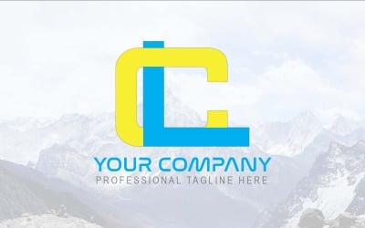 Professzionális CL Letter Logo Design-Brand Identity