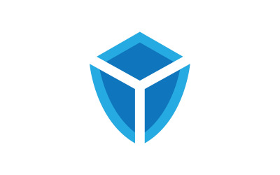 Shield logo template design. vector shield  icon V14