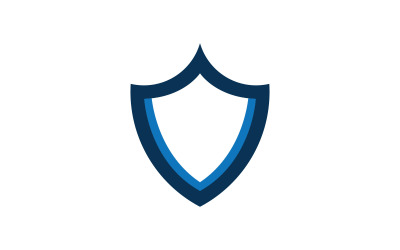 Shield logo template design. vector shield  icon V3