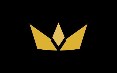 Szablon projektu Logo koncepcja korony4