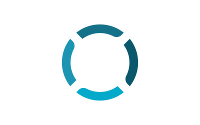 Cirkel logo vector en pictogram ontwerp V2