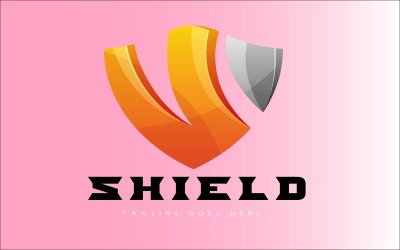 Shield Gradient Logotypmallar