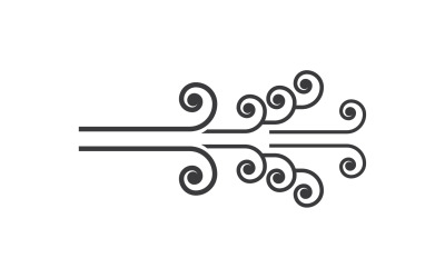 Wind Vector  Design Illustration Template  V4