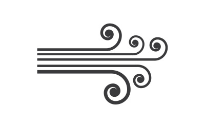 Wind Vector  Design Illustration Template  V5