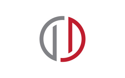 Daire logo vektörü ve simge tasarımı V7