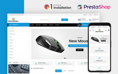 Electrodream Electronics Store Prestashop Theme