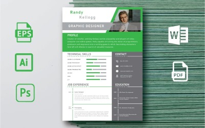 Plantilla de currículum editable profesional - Plantilla de currículum