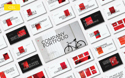 Unternehmensportfolio-Präsentationsvorlage Google Slides
