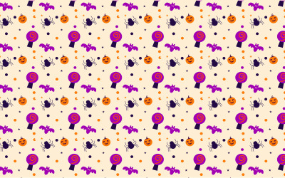 Decorazione minima del modello di Halloween