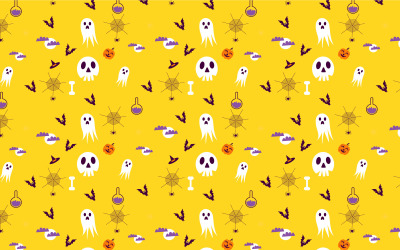 Diseño abstracto del vector del patrón de Halloween