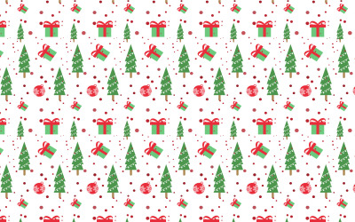 Endless Christmas Pattern Decoration