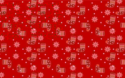 Endless Christmas Pattern Design Vector