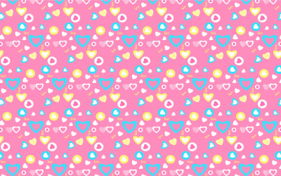 Endless Love Pattern Decoration Vector