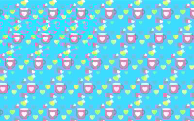 Endless Love Pattern Vector Design