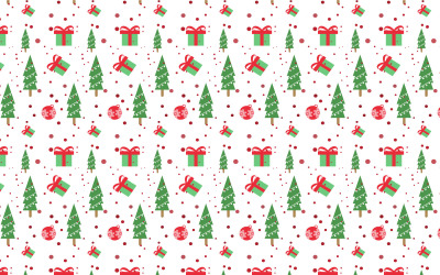 Endlose Weihnachtsmuster-Dekoration