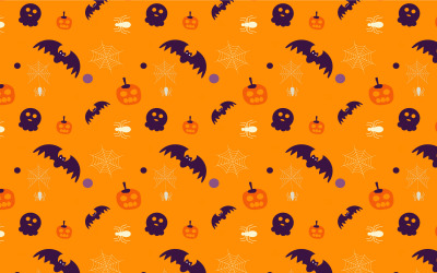 Fundo de padrão de Halloween assustador