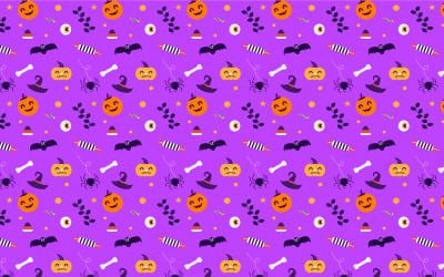 Halloween abstracte patroon achtergrond vector