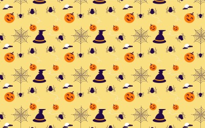 Halloween Patroon Achtergrond Vector