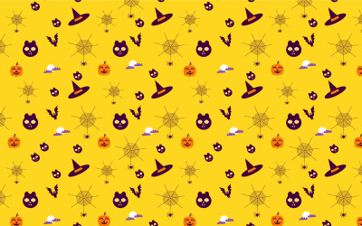Halloween Seamless Pattern Decoration