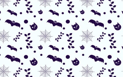 Halloween sömlösa mönster vektordesign