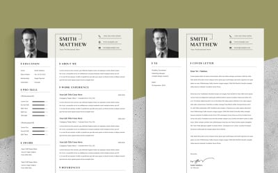 Modèle de CV propre et simple